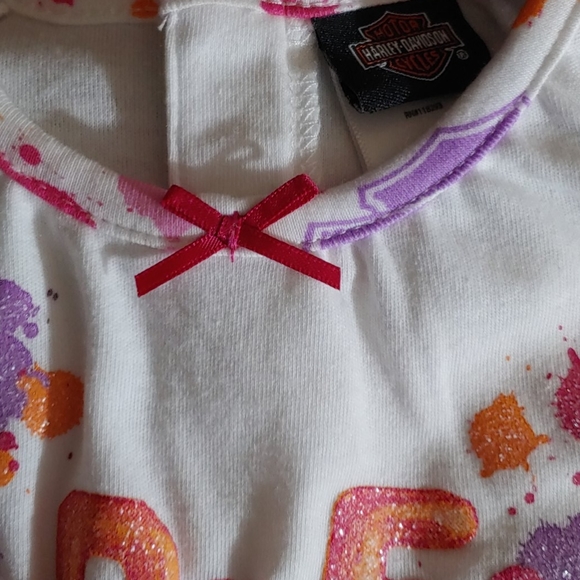 NWT Harley Davidson little Girls short outfit! - Picture 5 of 7